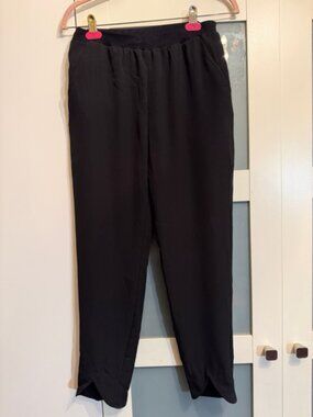 HM Georgette Pants., Black, size 6